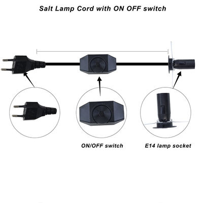 Preto 0,75 mm CEE7/16 Plug Eu Extension Power Cord E27 E 27 Socket de luz pendente com interruptor de dimmer