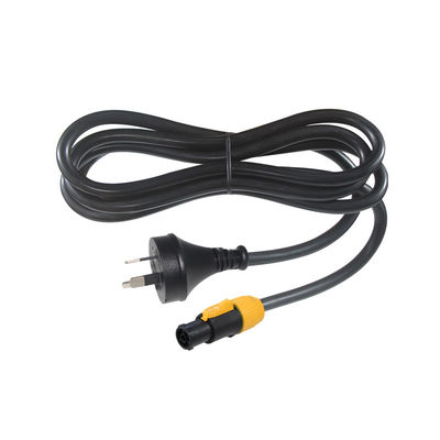 PowerCON True1 macho para AU 3Pin Plug nac3fca SAA Cordão de extensão 1.5MM cabo pesado
