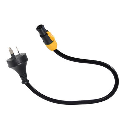 PowerCON True1 macho para AU 3Pin Plug nac3fca SAA Cordão de extensão 1.5MM cabo pesado