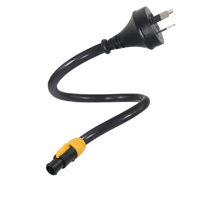 PowerCON True1 macho para AU 3Pin Plug nac3fca SAA Cordão de extensão 1.5MM cabo pesado