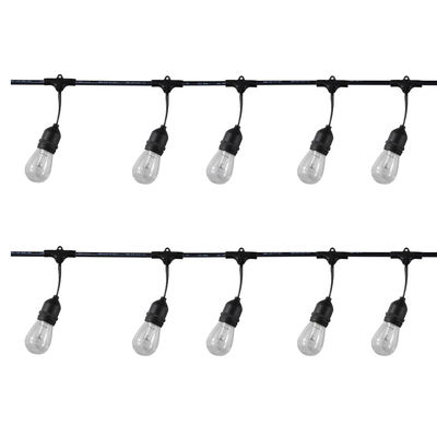 25FT 50FT 100FT G40 Globo LED Lâmpadas de cordão de cordão de lâmpada de pátio para festa de casamento ao ar livre