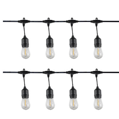 25FT 50FT 100FT G40 Globo LED Lâmpadas de cordão de cordão de lâmpada de pátio para festa de casamento ao ar livre
