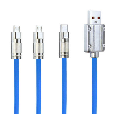 Cable de carregamento USB 3 em 1 com carregamento rápido de 15W