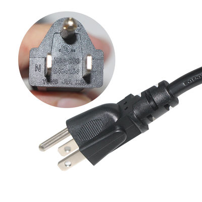 NEMA universal 5-15P a IEC C13 Cordão de alimentação 10A 250V UL Certificado para computadores/servidores/equipamento médico