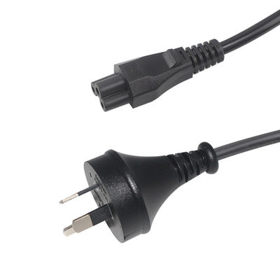 SAA Certified AU 3P to IEC C5 Power Cord 2.5A 250V, 0.75mm2 H05VV-F para computador portátil/impressora (3ft-15ft)