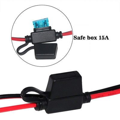 Cable de extensão de fio de carregamento Sae Com 12v em desligado Switch 14awg para Alligator Clip 2pin bateria rápida bateria grampos