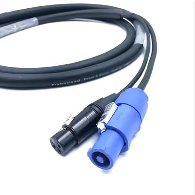 SAC3FCA para SAC3FCB Professional Plus 3 Pin Powercon Dmx Combo Cable Combi Powercon