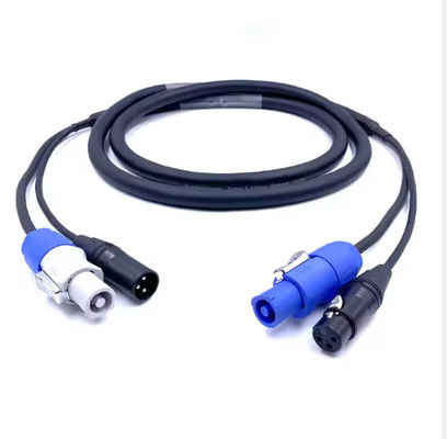 SAC3FCA para SAC3FCB Professional Plus 3 Pin Powercon Dmx Combo Cable Combi Powercon