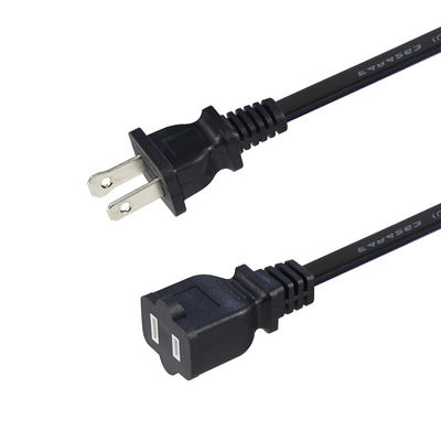 Cabo de substituição de energia de 15A 125V fino NEMA 1-15P a 1-15R cabo de extensão para pequenos dispositivos eletrônicos / portáteis