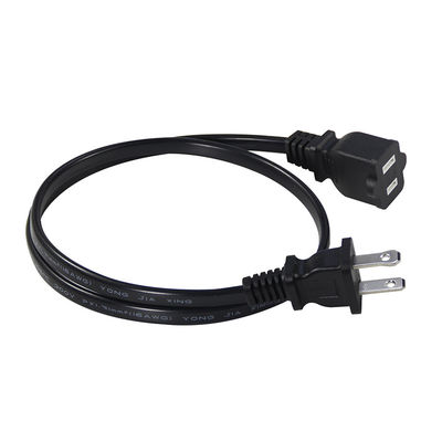 Cabo de substituição de energia de 15A 125V fino NEMA 1-15P a 1-15R cabo de extensão para pequenos dispositivos eletrônicos / portáteis