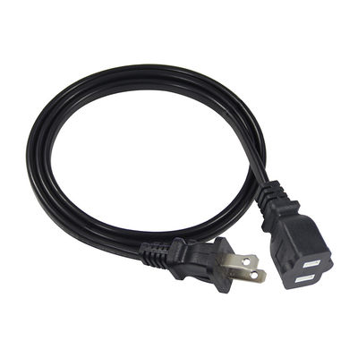 Cabo de substituição de energia de 15A 125V fino NEMA 1-15P a 1-15R cabo de extensão para pequenos dispositivos eletrônicos / portáteis
