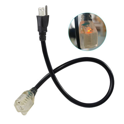 6ft 125V USA 3 pontas 515P Plug masculino NEMA 5-15P para 5-15R cabo de extensão de tomada feminina