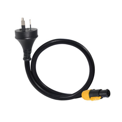 Alta qualidade AS/NZS 3112 Certificado para XLR3 Female Power Cord 10A 250V Heavy Duty para equipamentos de áudio profissionais, uso no palco, DJ Gear