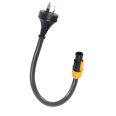 Alta qualidade AS/NZS 3112 Certificado para XLR3 Female Power Cord 10A 250V Heavy Duty para equipamentos de áudio profissionais, uso no palco, DJ Gear