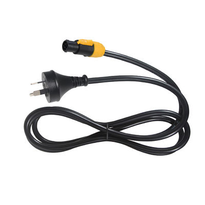 Alta qualidade AS/NZS 3112 Certificado para XLR3 Female Power Cord 10A 250V Heavy Duty para equipamentos de áudio profissionais, uso no palco, DJ Gear