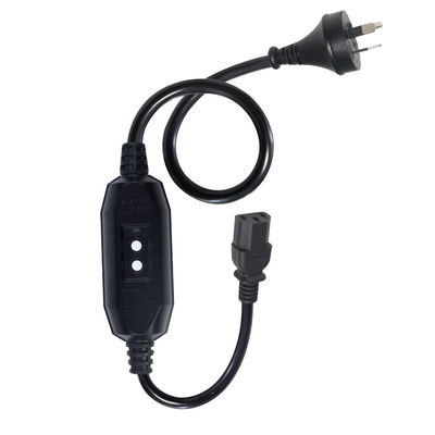 AU 3P a C13 Cordão de alimentação RCD Plug de segurança para computadores Data Centers com certificação padrão AU