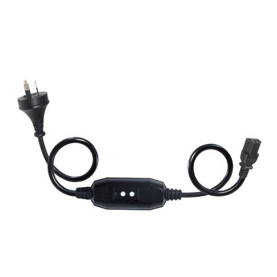 AU 3P a C13 Cordão de alimentação RCD Plug de segurança para computadores Data Centers com certificação padrão AU