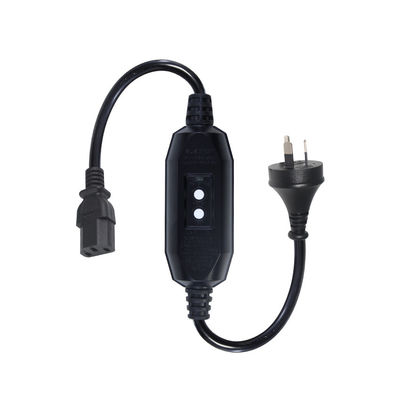 AU 3P a C13 Cordão de alimentação RCD Plug de segurança para computadores Data Centers com certificação padrão AU