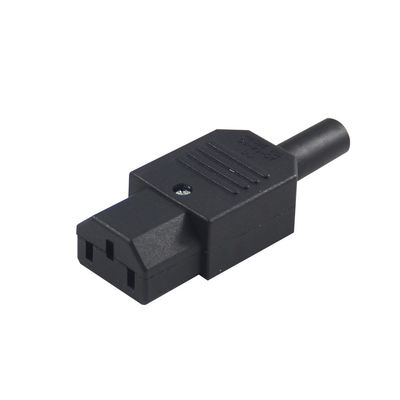 Premium Heavy Duty 18AWG 3 Prong IEC 60320 C13 Cordão de alimentação para monitor de servidor de computador, 250V 10A 3M com PVC flexível certificado CE RoHS