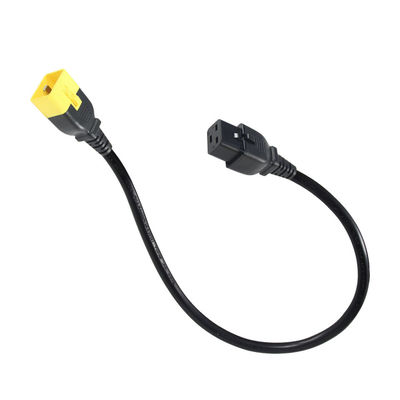 Bloqueio do cabo de extensão de energia C19 para C20 16A 250V 14AWG