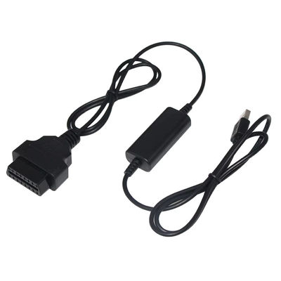 Cable de reforço de tensão USB para OBD 5V a 12V Step Up Converter para sistemas de carregamento de veículos com proteção contra curto-circuito (entrada 5V saída 12V)
