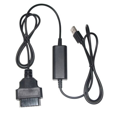 Cable de reforço de tensão USB para OBD 5V a 12V Step Up Converter para sistemas de carregamento de veículos com proteção contra curto-circuito (entrada 5V saída 12V)