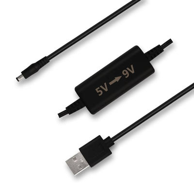 USB para DC 5V 12V Cable de conversão de tensão step up com proteção contra sobrecarga - Para painel solar / dispositivo portátil, adaptador de energia à prova d'água de 36W