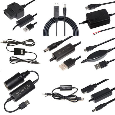12V a 9V/5V DC-DC Buck Converter Module USB A para Micro-USB para Eletrônica DIY / Fornecimento de energia com proteção contra curto-circuito
