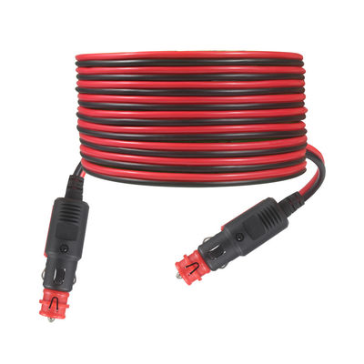 Cabo de Extensão para Acendedor de Cigarros Duplo Macho 12V/24V para Serviços Pesados
