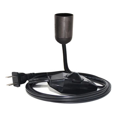 NEMA 1-15P para E27 Cabo de conversão com interruptor de dimmer ajustável para tomada de três pontas do suporte da lâmpada 15A 250V