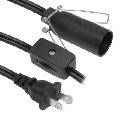 Adaptador de lâmpada E14 com interruptor de NEMA 1-15P 250V 10A