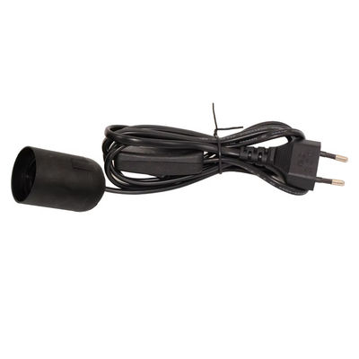 Cable de suportador de lâmpada EU Plug E27 com interruptor 303 para iluminação interna