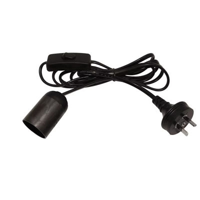 AU Plug to E27 Lâmpada Socket Converter, 303 Switch Bulb Adapter 250V 10A para ventilador de teto / luminária