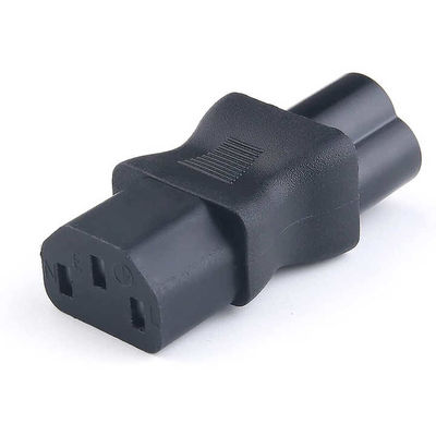 Adaptador de alimentação universal de alta corrente C13 a C6 Entrada de 3 pontas para centros de dados / aparelhos de escritório 100-240V 10A Certificado CE