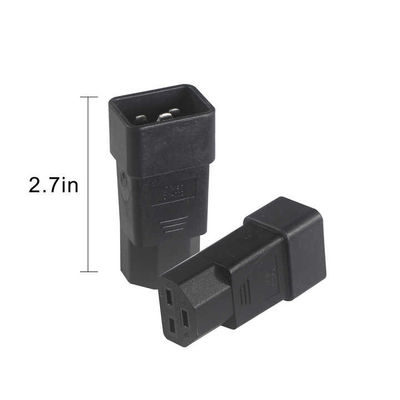 Entrada de energia Empilhadeira de adaptador de energia certificada CE para equipamentos industriais/dispositivos médicos com conector C13 a C20 de 100-240 V AC