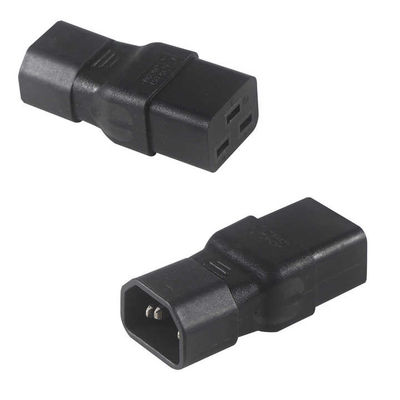 Adaptador de tomada de energia C19 a C20 de 3 pontas para centros de dados/racks de servidores, de grau industrial, 15A 250V, certificado CE, projeto à prova d'água