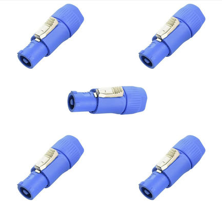 Conector fêmea Neutrik NAC3FCA PowerCON A-Type 20A 250V AC Azul