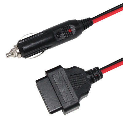 Cable de Diagnóstico de Cigarro de Carro Universal para OBD2 para Scanner de Veículo com 16ft 12V-24V Certificado de Segurança