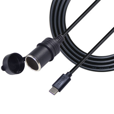 12V 24V Dual Input USB-C Car Charger Adaptador Converter para Carregamento de Veículos com QC3.0 Carregamento Rápido e Proteção de Segurança