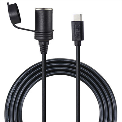 12V 24V Dual Input USB-C Car Charger Adaptador Converter para Carregamento de Veículos com QC3.0 Carregamento Rápido e Proteção de Segurança