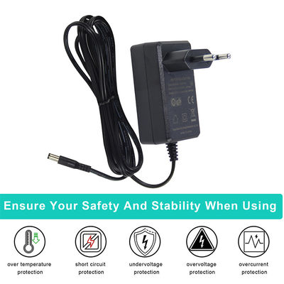 EU Plug 12V DC Power Adapter   European AC to DC Wall Charger para LED, Router, Câmara, Eletrônica