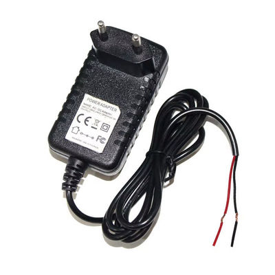 Cabo de alimentação da UE com extremo de fio desnudo 2 pin European Plug to Open Wire Cabo AC para bricolage, LED, fonte de alimentação