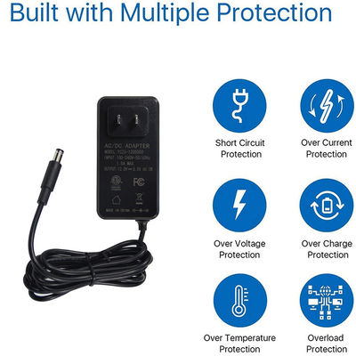 Entrada universal AC 220V para DC 1A 2A Adaptador de alimentação 12V 15V 18V 24V Fornecedor de alimentação ajustável para dispositivos eletrônicos