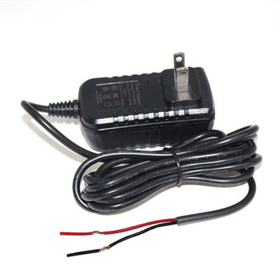 US Plug AC Power Cord to Bare Wire 2 Prong NEMA 1-15P to Stripped End Cable for LED Driver/ Power Supply/ DIY