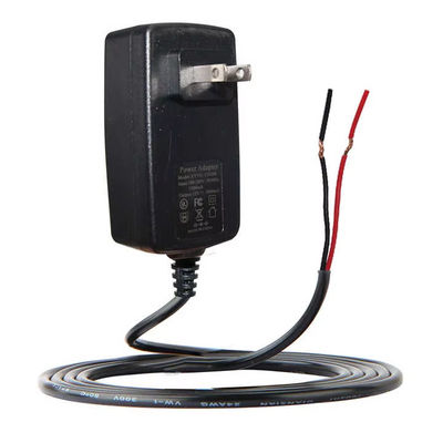 US Plug AC Power Cord to Bare Wire 2 Prong NEMA 1-15P to Stripped End Cable for LED Driver/ Power Supply/ DIY