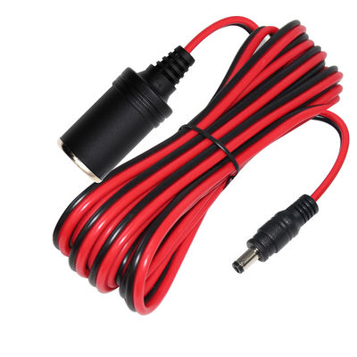 Conexão do isqueiro de cigarros para cabo de alimentação de tomada de corrente contínua para alimentação de 12V 24V Dispositivos de bricolage e equipamentos de veículos