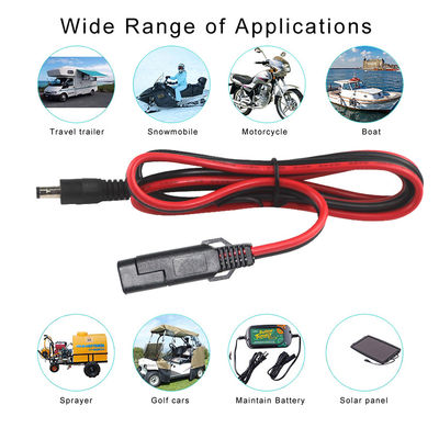 Cable de adaptador de energia SAE para DC 12V 24V para painéis solares