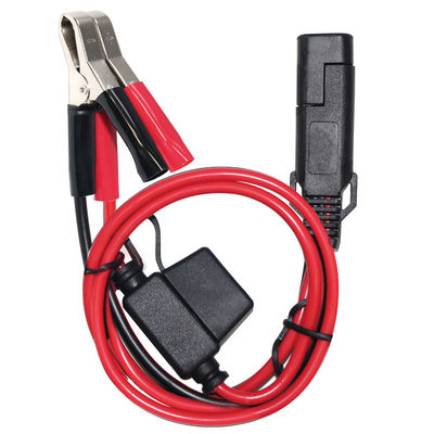 SAE para Alligator Clip Power Cable para bateria de carregamento de 12V Painel Solar Inverter Automóvel e uso DIY
