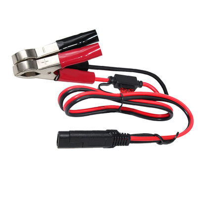 SAE para Alligator Clip Power Cable para bateria de carregamento de 12V Painel Solar Inverter Automóvel e uso DIY
