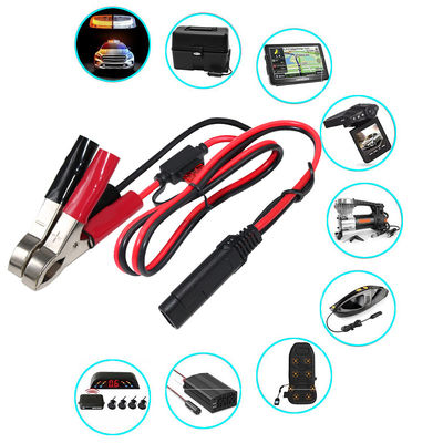 SAE para Alligator Clip Power Cable para bateria de carregamento de 12V Painel Solar Inverter Automóvel e uso DIY